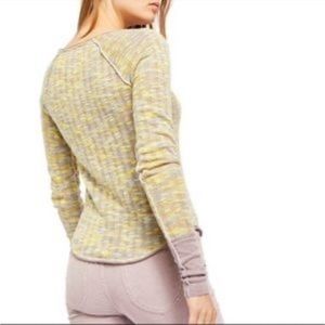 Free People Women’s Space Out Long Sleeve Knit Top XS